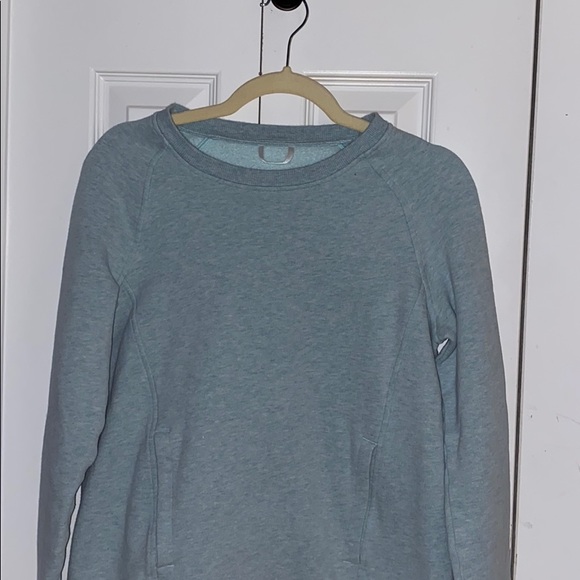 lululemon athletica Jackets & Blazers - Light Blue Lululemon Crewneck